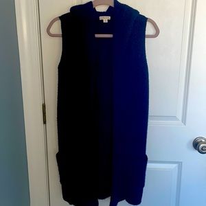Merona Navy Blue Sleeveless Sweater Vest